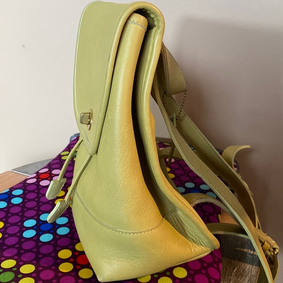 Vintage Coach Light Green Mini Daypack - Picture 2 of 10